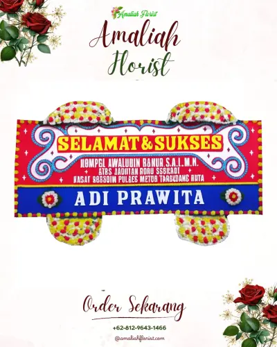 Karangan Bunga Ucapan Selamat di Sulanjana